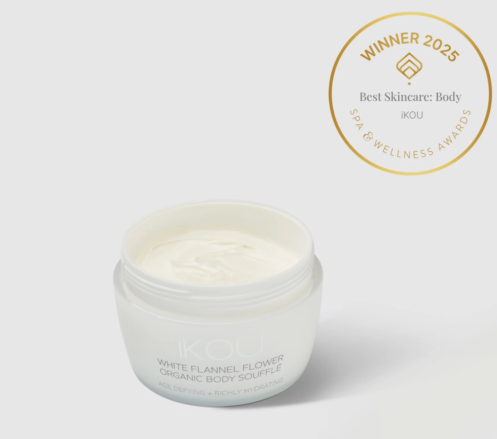 White Flannel Flower Organic Body Souffle
