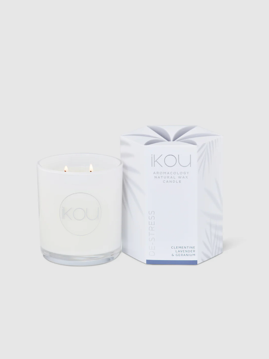 Eco-Luxury Candle Glass De-Stress