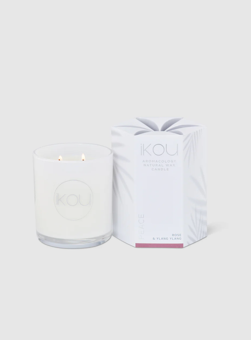 Eco-Luxury Candle Glass Peace