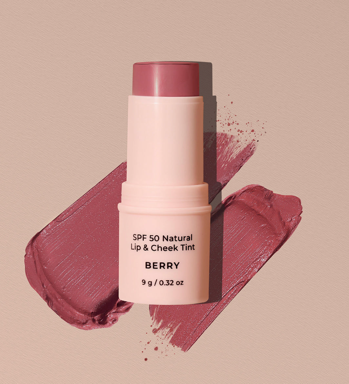 SPF 50 Natural Lip & Cheek Tint BERRY
